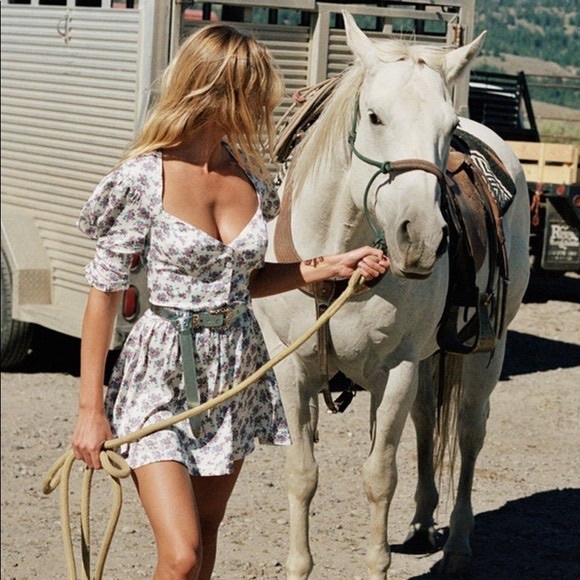 For Love and Lemons Taggart Mini Dress NWT - Picture 2 of 16